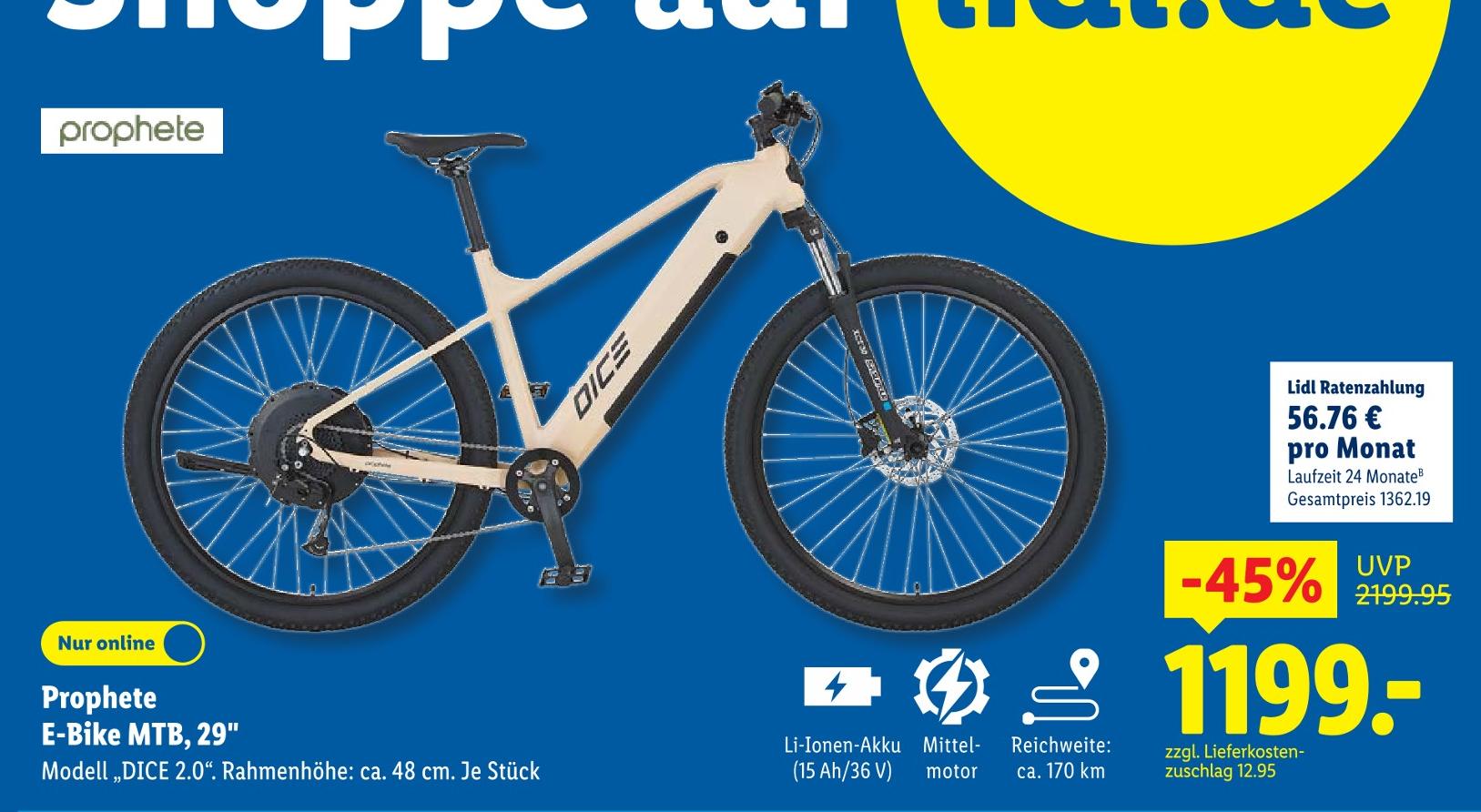 E-Bike MTB, 29