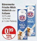 Frische Milch Vollmilch oder Fettarm Angebote von Bärenmarke bei V-Markt Augsburg für 0,99 €