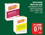 Würfel im Angebot bei Marktkauf in Altenburg Würfel Angebote von Dextro Energy bei Marktkauf Altenburg für 0,79 €