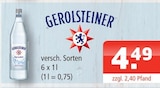 Sprudel Angebote von Gerolsteiner bei Getränke Oase Ibbenbüren für 4,49 €
