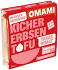 Kichererbsen Tofu Tex Roasted im REWE Prospekt Kichererbsen Tofu Tex Roasted von OMAMI im aktuellen REWE Prospekt für 2,19 €