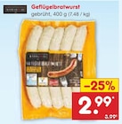 Geflügelbratwurst im Angebot bei Netto Marken-Discount in Kaiserslautern Geflügelbratwurst Angebote bei Netto Marken-Discount Kaiserslautern für 2,99 €