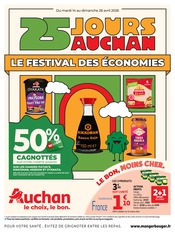 Saucisse en promo dans le catalogue Auchan Hypermarché à la page 1