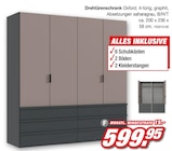 Drehtürenschrank Oxford für 599,95 € bei Möbel AS im Angebot Drehtürenschrank Oxford im aktuellen Möbel AS Prospekt