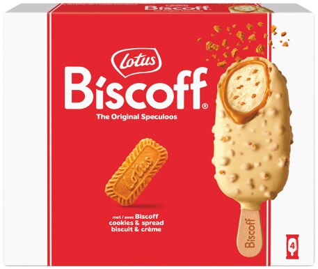 LOTUS Bâtonnets speculoos biscoff Colruyt Plein les rayons léger sur l'addition