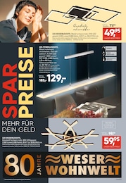 Weser Wohnwelt Prospekt "SPARPREISE", 8 Seiten, 27.02.2026 - 27.02.2026 Aktueller Weser Wohnwelt Prospekt, "SPARPREISE", mit Angeboten der Woche, gĂŒltig von 27.02.2026 bis 27.02.2026