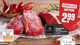 REWE Radeburg - Irisches Rinder Roastbeef Angebot im Prospekt Irisches Rinder Roastbeef bei REWE im Radeburg Prospekt für 2,99 €