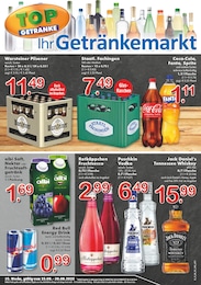 TOP Getränke Prospekt für Düsseldorf mit 4 Seiten TOP Getränke Prospekt für Düsseldorf: "Aktuelle Angebote", 4 Seiten, 25.08.2025 - 30.08.2025