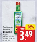 Rapsgold von Teutoburger Ölmühle für 3,49 € bei EDEKA im Angebot Rapsgold von Teutoburger Ölmühle im aktuellen EDEKA Prospekt