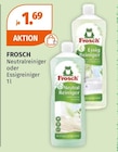 Neutralreiniger oder Essigreiniger im Müller Prospekt Neutralreiniger oder Essigreiniger von Frosch im aktuellen Müller Prospekt für 1,69 €