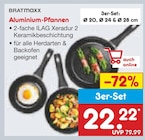 Aluminium-Pfannen Angebote von BRATMAXX bei Netto Marken-Discount Unna für 22,22 €
