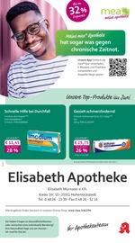 mea - meine apotheke Apotheken Prospekt der aktuellen Woche mit 4 Seiten, gültig von 01.06.2026 bis 30.06.2026, in Kellinghusen und Umgebung Aktueller mea - meine apotheke Apotheken Prospekt in Kellinghusen und Umgebung, "Unsere Juni-Angebote" mit 4 Seiten, 01.06.2026 - 30.06.2026