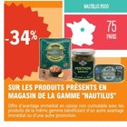 E.Leclerc Saint-Nazaire - Promo -34 % sur les produits présents en magasin de la gamme "Nautilus" Promo -34 % sur les produits présents en magasin de la gamme "Nautilus" à dans le catalogue E.Leclerc à Saint-Nazaire