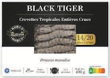 Crevettes tropicales entières crues black tiger surgelées - HUBCO - Super U à Quimper Crevettes tropicales entières crues black tiger surgelées - HUBCO en promo chez Super U Quimper à 3,99 €