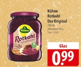 Kühne Rotkohl Das Original bei famila Nordost im Uetersen Prospekt für 0,99 €