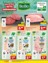 Netto Marken-Discount Biofleisch im Prospekt 