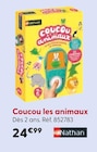 Coucou les animaux - Nathan en promo chez La Grande Récré Coucou les animaux - Nathan dans le catalogue La Grande Récré