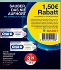 PRO SCIENCE ADVANCED Zahncreme von Oral-B im aktuellen V-Markt Prospekt für 3,29 €