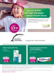 Aktueller mea - meine apotheke Prospekt "Unsere Mai-Angebote" für Düsseldorf Aktueller mea - meine apotheke Prospekt für Düsseldorf mit Seiten