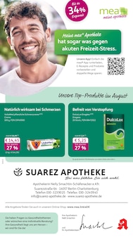 Aktueller mea - meine apotheke Prospekt "Unsere August-Angebote" für Berlin Aktueller mea - meine apotheke Prospekt für Berlin mit Seiten