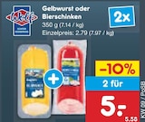 Gelbwurst oder Bierschinken von Wolf im aktuellen Netto Marken-Discount Prospekt für 2,79 €