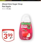 Zero Sugar Sirup Red Apple im Angebot bei GLOBUS in Neubrandenburg Zero Sugar Sirup Red Apple Angebote von Ahead bei GLOBUS Neubrandenburg für 3,99 €