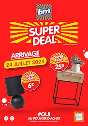 Prospectus B&M à Audincourt, "SUPER DEAL", 20 pages, 24/07/2024 - 31/08/2024