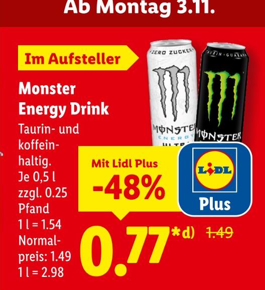 Energy Drink Zero Zucker