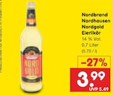 Netto Marken-Discount Halle - Nordgold Eierlikör Angebot im Prospekt Nordgold Eierlikör bei Netto Marken-Discount im Halle Prospekt für 3,99 €