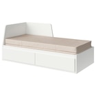 Aktuelles Tagesbett/2 Schubladen/2 Matratzen weiß/Vannareid fest Angebot bei IKEA in Pforzheim ab 443,00 €