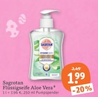 Flüssigseife Aloe Vera im Angebot bei tegut in Mannheim Flüssigseife Aloe Vera Angebote von Sagrotan bei tegut Mannheim für 1,99 €