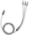 3-in-1-USB-Kabel, Silber im Angebot bei Penny in Weinheim 3-in-1-USB-Kabel, Silber Angebote bei Penny Weinheim für 3,99 €
