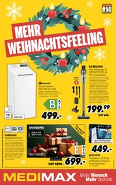 Aktueller MEDIMAX Prospekt mit Flachbildfernseher, "MEHR WEIHNACHTSFEELING", Seite 1