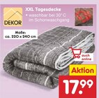 Aktuelles XXL Tagesdecke Angebot bei Netto Marken-Discount in Pforzheim ab 17,99 €