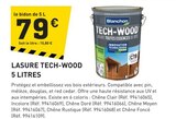 Promo Lasure tech-wood 5 litres à 79,00 € dans le catalogue Tout Faire à Prémery