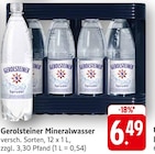 Mineralwasser Angebote von Gerolsteiner bei E center Maintal für 6,49 €