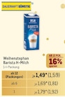 Barista H-Milch Angebote von Weihenstephan bei Metro Warendorf für 1,92 €