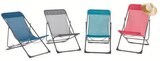Chaise Transat Pliante - Super U à Tarbes Chaise Transat Pliante en promo chez Super U Tarbes à 17,99 €