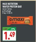 WAFER PROTEIN BAR im Angebot bei Marktkauf in Duisburg WAFER PROTEIN BAR Angebote von MAXI NUTRITION bei Marktkauf Duisburg für 1,49 €