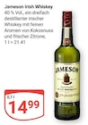 Irish Whiskey im Angebot bei GLOBUS in Oberhausen Irish Whiskey Angebote von Jameson bei GLOBUS Oberhausen für 14,99 €