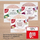 Paprika-Lyoner Angebote von Gut & Günstig bei Marktkauf Stuttgart für 0,99 €