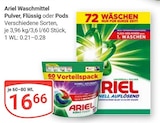 Waschmittel Pulver im Angebot bei GLOBUS in Oberursel Waschmittel Pulver Angebote von Ariel bei GLOBUS Oberursel für 16,66 €