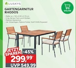 Gartengarnitur Rhodos Angebote von Juskys bei Marktkauf Ulm für 299,99 €