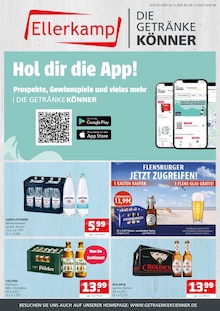 Aktueller Getränke Ellerkamp Prospekt (Altenberge, 4 Seiten zum blättern Getränke Ellerkamp Prospekt DIE GETRÄNKEKÖNNER mit 4 Seiten
