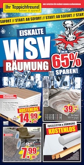 Ihr Teppichfreund Königsbrunn Prospekt der aktuellen Woche, gültig von 09.01.2026 bis 07.02.2026 Aktueller Ihr Teppichfreund Königsbrunn Prospekt "EISKALTE WSV RÄUMUNG." mit 10 Seiten