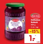 Delikatess Rotkohl im Angebot bei Netto Marken-Discount in Bremerhaven Delikatess Rotkohl Angebote von Beste Ernte bei Netto Marken-Discount Bremerhaven für 1,00 €