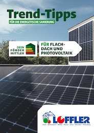 Aktueller Bauzentrum Löffler Baumärkte Prospekt für Gröben: Trend-Tipps FÜR DIE ENERGETISCHE SANIERUNG mit 6} Seiten, 04.10.2024 - 13.10.2024