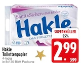 Hakle Toilettenpapier von Hakle im aktuellen EDEKA Prospekt für 2,99 €