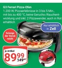 Pizza-Ofen im Angebot bei GLOBUS in Kaarst Pizza-Ofen Angebote von G3 Ferrari bei GLOBUS Kaarst für 89,99 €