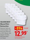 Wasserfilter-Kartuschen im Angebot bei Lidl in Weiden Wasserfilter-Kartuschen Angebote von Silvercrest bei Lidl Weiden für 12,99 €